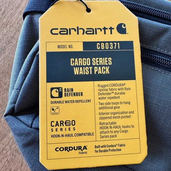 CARHARTT Belt Bag Waist Pack Fanny Pack Crossbody Bag Tarmac - Picture 6 of 14